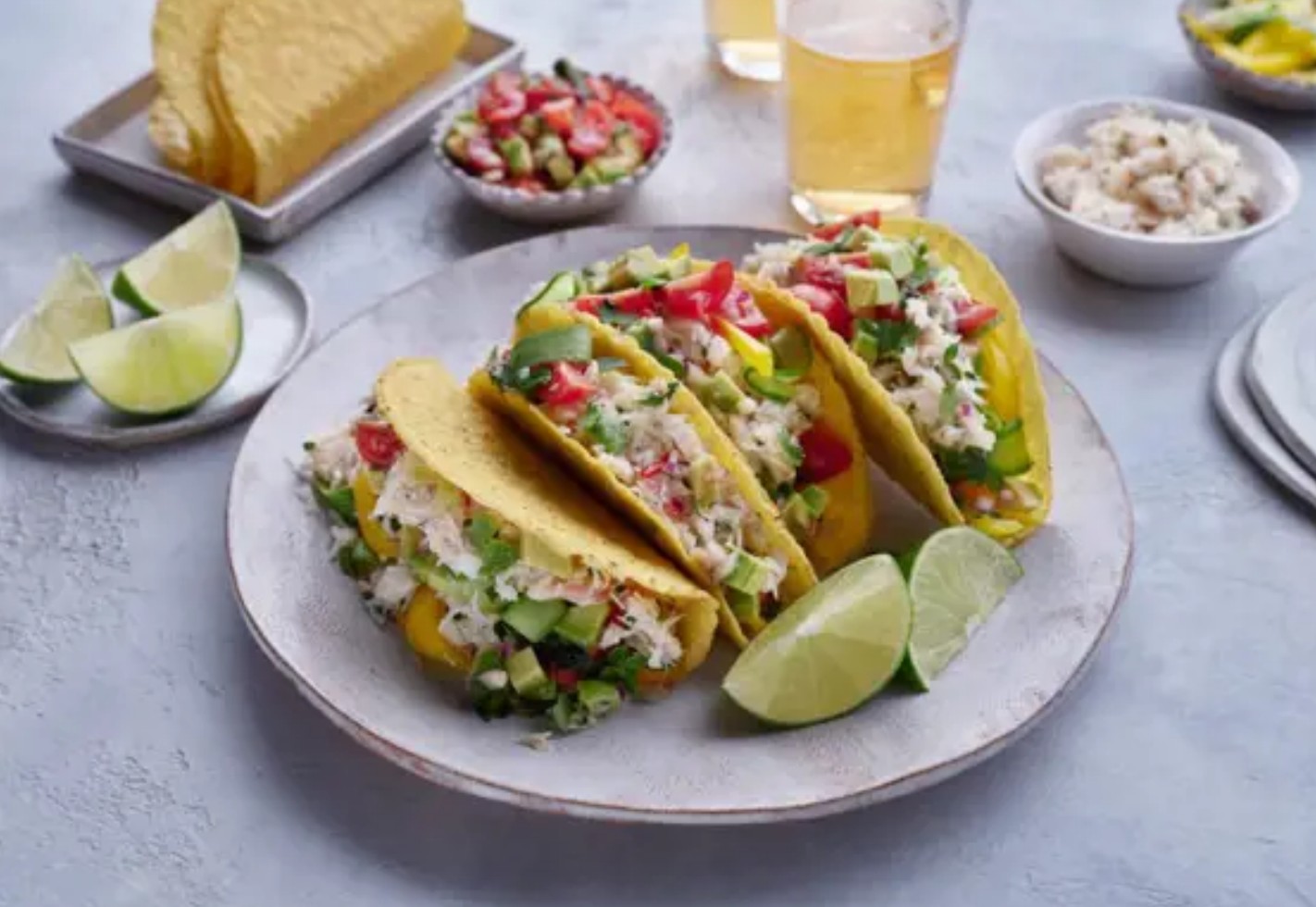 Tacos cu crab