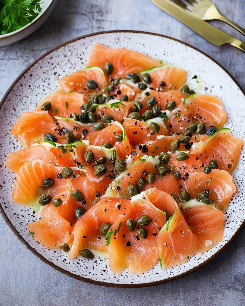 Carpaccio de somon