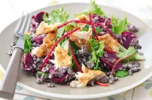 Salata de macrou cu sfecla rosie si maioneza